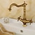 cheap Rotatable-Kitchen faucet - Two Handles One Hole Antique Copper Standard Spout Centerset Contemporary / Antique Kitchen Taps