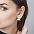 お買い得  ファッションピアス・イヤリング-Women&#039;s Earrings Name Earrings Jewelry Gold / Silver For Holiday Work Festival 1 Pair