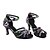ieftine Pantofi Dans Latin-Pentru femei Pantofi Dans Latin Imitație Piele Curea Gleznă Călcâi Cataramă Subțire superioară Personalizabili Pantofi de dans Curcubeu / Antrenament