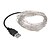 billige LED-stringlys-10 m Lysslynger 100 LED Dip Led 1pc Varm hvit Hvit Blå Vanntett Fest Dekorativ 5 V / IP44