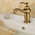 billige Klassisk-vandhane til badeværelsesvask - klassisk galvaniseret centersæt enkeltgrebs et hulbadshaner