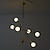 billiga Sputnik-design-90 cm sputnik design ljuskrona metall sputnik lackerad finish modern 220-240v (glödlampa ingår ej)