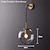 voordelige Wandarmaturen-mini stijl nordic stijl wandlampen wandkandelaars slaapkamer winkels/cafes glazen wandlamp ip20 220-240v 4 w
