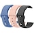cheap Samsung Watch Bands-3pcs 18mm 20mm 22mm Silicone Sport Watch Band for Samsung Galaxy Watch, Huawei, Xiaomi, Amazfit, Smartwatch Strap