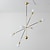 Недорогие Люстры-спутники-90 см спутниковая люстра дизайн металлический спутник окрашенная отделка современная 220-240В (лампа в комплект не входит)