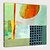 billige Abstrakte malerier-Hang malte oljemaleri Håndmalte - Abstrakt Moderne Inkluder indre ramme