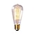 levne Klasická-1ks 40 W E26 / E27 ST58 teplá bílá 2300 K retro / stmívatelné / dekorativní klasické žárovky Edison 220-240 V