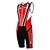 cheap Women&#039;s Triathlon Clothing-Kooplus Men&#039;s Women&#039;s Sleeveless Triathlon Tri Suit Polyester Red Stripes Bike Coverall Clothing Suit Breathable Quick Dry Sports Clothing Apparel