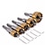 cheap Electrical &amp; Tools-5pcs carbide tipped parts drill set Metal wood drill hole cutting tool to install locks 16mm/18.5mm 20mm/25mm/ 30mm