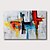 preiswerte Abstrakte Gemälde-Ölgemälde handgemachte handgemalte Wandkunst abstrakte Pop-Art moderne Wohnkultur Dekor gestreckten Rahmen bereit zu hängen