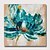 billige Abstrakte malerier-Hang malte oljemaleri Håndmalte Kvadrat Abstrakt Blomstret / Botanisk Klassisk Moderne Uten Indre Ramme (Ingen Frame)