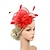 preiswerte Faszinator-Fascinatoren Kopfbedeckung Tüll Tee-Party Pferderennen Damentag Elegant Retro Mit Feder Blume Kopfschmuck Kopfbedeckung
