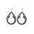 cheap Earrings-Women&#039;s Earrings Earrings Jewelry Black / Gold / Silver For Daily 1 Pair