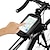 billige Rammevesker til sykkel-WILD MAN Mobilveske Vesker til sykkelramme 6.2 tommers Regntett Sykling til iPhone 8 Plus / 7 Plus / 6S Plus / 6 Plus iPhone X Svart Svart-Rød Vei Sykkel Fjellsykkel Veisykling