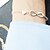 ieftine Bijuterii Trendy-Pentru femei Brățări cu Lanț &amp; Legături Brățări cu Talismane Răsucit Inimă Iubire Infinit Plin de graţie femei Simplu Design Unic De Bază Aliaj Bijuterii brățară Argintiu / Auriu Pentru Petrecere