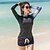 cheap Wetsuits &amp; Diving Suits-SBART Women&#039;s Diving Rash Guard Sun Shirt Top SPF50 UV Sun Protection Quick Dry Long Sleeve Diving Surfing Snorkeling