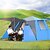 お買い得  テント-Shamocamel® 4人 ツールームテント 自動テント ファミリーキャンプテント アウトドア 防風 サンスクリーン 高通気性 二重構造 自動 ツールームテント キャンプテント 2000-3000 mm のために 釣り ハイキング ビーチ ポリエステル オックスフォード 395*215*165 cm / 防雨