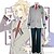 cheap Anime Costumes-Inspired by Cosplay My Hero Academia / Boku No Hero Midoriya Izuku Todoroki Shoto Deku Anime Cosplay Costumes Japanese Cosplay Suits Patchwork Long Sleeve Coat Blouse Pants For Men&#039;s / Tie / Tie