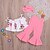 Χαμηλού Κόστους Βρεφικά Σετ Ρούχων για Κορίτσια-Μωρό Κοριτσίστικα Βασικό Στάμπα Αμάνικο Κοντό Σετ Ρούχων Ανθισμένο Ροζ / Νήπιο