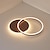 cheap Dimmable Ceiling Lights-LED Ceiling Light 40cm Circle Ring Design Flush Mount Lights Aluminum Novelty Artistic Modern Simple Living Room Office Bedroom Dining Room 110-120V 220-240V ONLY DIMMABLE WITH REMOTE CONTROL