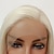 billige Syntetiske Lace-parykker-Syntetisk Lace Front Parykker Lige Silke Ret Blonde Front Paryk Blond 24 tommer (ca. 60cm) 26 tommer (ca. 66cm) Lang Platin Blond Syntetisk hår Dame Natural Hairline Blond