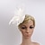 preiswerte Faszinator-Fascinatoren Kopfbedeckung Tüll Tee-Party Pferderennen Damentag Elegant Retro Mit Feder Blume Kopfschmuck Kopfbedeckung