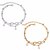 cheap Bracelets &amp; Bangles-Ankle Bracelet Simple Fashion European Women&#039;s Body Jewelry For Daily Layered Imitation Pearl Alloy Infinity Silver Gold 1pc