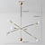 economico Modello sputnik-Lampadario design sputnik 90 cm metallo finiture verniciate sputnik moderno 220-240v (lampadina non inclusa)
