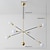 billiga Sputnik-design-90 cm sputnik design ljuskrona metall sputnik lackerad finish modern 220-240v (glödlampa ingår ej)