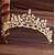 voordelige Bruiloft Zendspoel-Legering kroon tiara&#039;s met Sprankelend glitter / Glitter 1 stuk Bruiloft / Feest / Uitgaan Helm