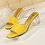 cheap Women&#039;s Sandals-Women&#039;s Sandals Open Toe Faux Leather Casual / Sweet / Lucite Heel Walking Shoes Summer / Spring &amp; Summer Nude / Yellow / Red
