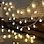 cheap LED String Lights-LED String Lights 3M-20LED 6M-40LED 10M-80LED Ball Lights USB Bulb Light String Waterproof Outdoor Wedding Christmas Holiday