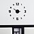 お買い得  壁掛け時計-Modern Contemporary / Fashion Acrylic Round Classic Theme Indoor Battery Decoration Wall Clock Yes Black No