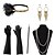 economico Bigiotteria-Collana Orecchino Set di accessori per costumi Completi Stile Carnevale di Venezia Retrò vintage 1920s Il grande Gatsby Piume artificiali Per The Great Gatsby Cosplay Halloween Carnevale Per donna