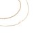 cheap Necklaces-Fashion Multi-layer Simple Rhinestone Chain Choker Necklace For Women New Gold Color Alloy Chain Zircon Pendant Necklace Gift