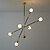billiga Sputnik-design-90 cm sputnik design ljuskrona metall sputnik lackerad finish modern 220-240v (glödlampa ingår ej)