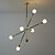 economico Modello sputnik-Lampadario design sputnik 90 cm metallo finiture verniciate sputnik moderno 220-240v (lampadina non inclusa)