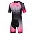 cheap Women&#039;s Triathlon Clothing-Nuckily Men&#039;s Triathlon Tri Suit Mountain Bike MTB Road Bike Cycling Rosy Pink Gradient Bike Windproof Breathable Quick Dry Spandex Sports Geometric Gradient Clothing Apparel / Micro-elastic