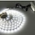baratos Faixas de Luzes LED-Tiras de luz led flexíveis usb de 2m 6.6 pés 120 leds 2835 smd branco quente branco frio fundo de tv autoadesivo 5v