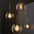 cheap Globe Design-1-Light 20 cm  LED Pendant Light Single Design Glass Lantern Electroplated Retro Industrial Style  Dining Room Living Room Light   110-120/220-240V
