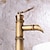 preiswerte Klassisch-Waschbecken Wasserhahn - klassischer antiker Messing-Centerset Einhand-Einloch-Badarmaturen