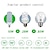 billige LED-kolbelys-1stk 20 W LED majslamper 3000 lm E26 / E27 T 75 LED perler varm hvid hvid 85-265 V