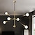 billiga Sputnik-design-90 cm sputnik design ljuskrona metall sputnik lackerad finish modern 220-240v (glödlampa ingår ej)