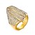 cheap Rings-Women Ring AAA Cubic Zirconia Classic Gold Titanium Steel Joy Stylish 1pc 7 8 9 / Women&#039;s