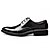 رخيصةأون أحذية أوكسفورد للرجال-رجالي أحذية رسمية جلد محفوظ الربيع / الخريف الأعمال التجارية / كاجوال أوكسفورد غير الانزلاق ألوان متناوبة بني / أسود / البس حذائك