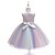 halpa Платья-Girls&#039; Sleeveless Color Block 3D Printed Graphic Dresses Active Cute Knee-length Cotton Polyester Dress Kids Toddler Slim Lace Embroidered