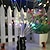 baratos Mangueiras de LED-LED starburst luzes cintilantes diy outdoor à prova d&#039;água luzes de corda de fadas 8 modos com controle remoto para festa de casamento decoração de quarto de natal 4packs 2packs 1pack