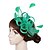 זול כובעים וקישוטי שיער-פשתן / כותנה מעורבת מפגשים / פרחים / מצנפת עם נוצות / פרחוני 1 מסיבה\אירוע ערב / בָּחוּץ כיסוי ראש