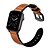 baratos Pulseiras de Smartwatch-Pulseira de Smartwatch para Apple  iWatch 1 pcs Pulseira Esportiva Fecho Clássico Pulseira de Couro Silicone Couro Legitimo Substituição Tira de Pulso para Apple Watch Series 7 / SE / 6/5/4/3/2/1