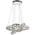 ieftine Candelabre Unice-3 inele led candelabru de cristal pandantiv corpuri de iluminat suspendat lampă colgante luciu modern 110-120v 220-240v